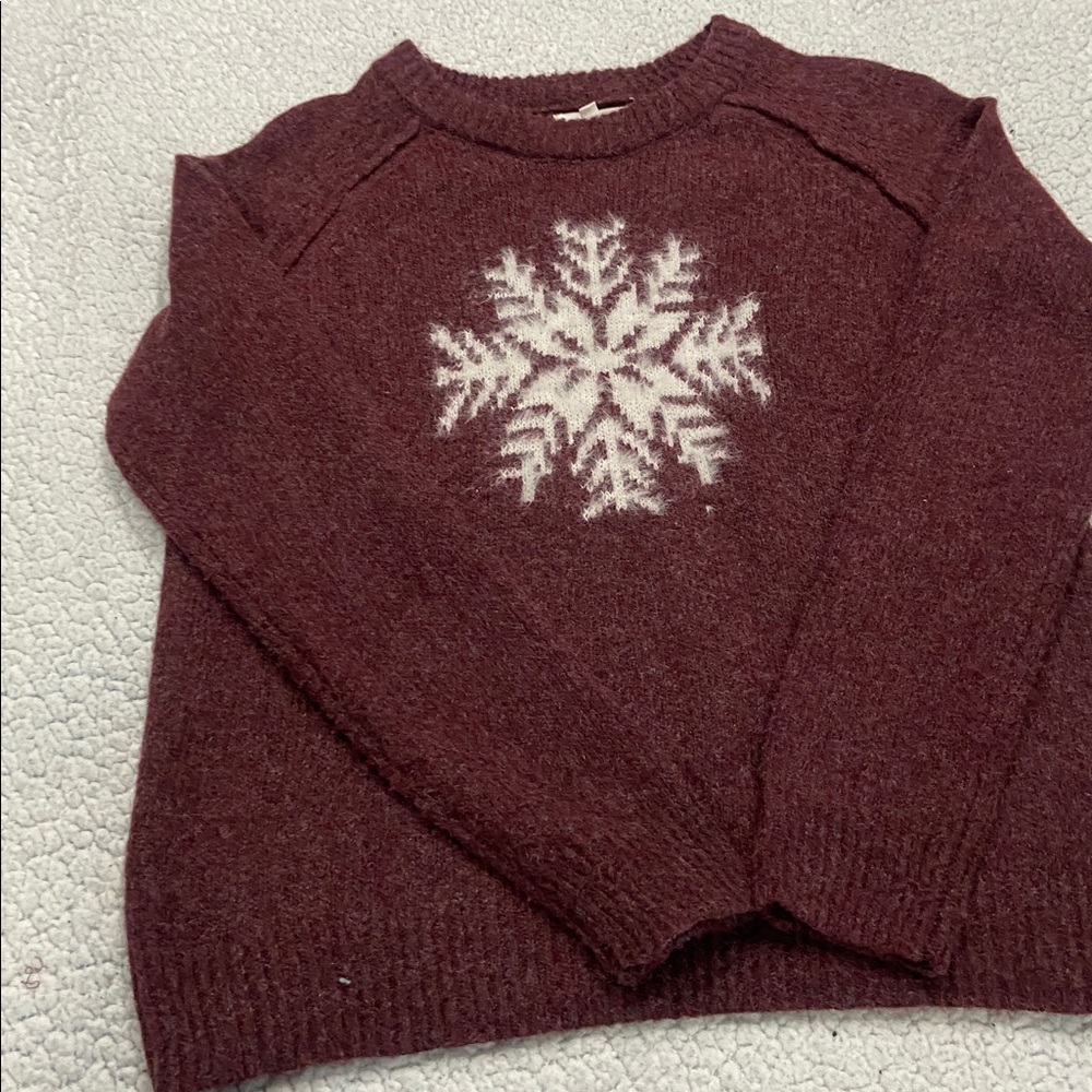 Maurices Maroon Knit Sweater